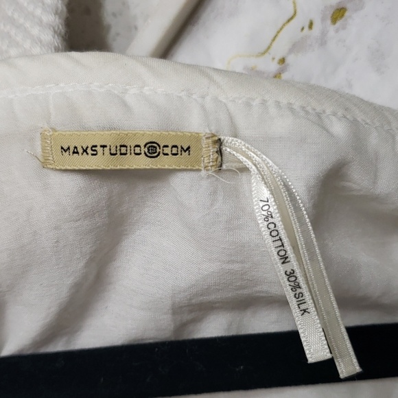 Max Studio cotton and silk top - Picture 4 of 4
